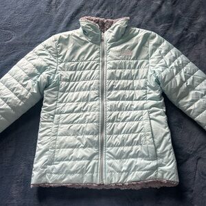 The North Face Girls' Pale Mint Quilted Puffer Jacket
